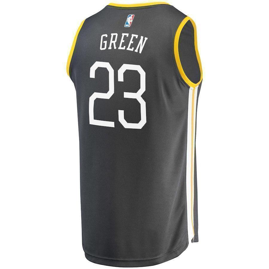 23-Draymond Green Golden State Warriors  Jersey Charcoal - Statement Edition