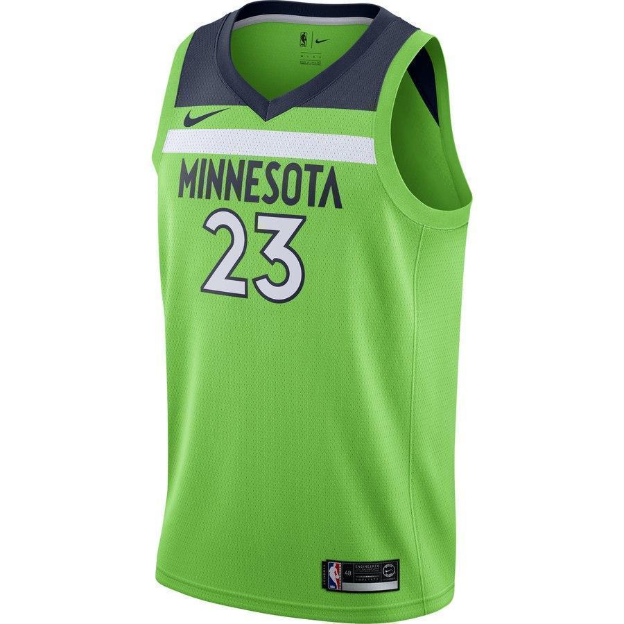 23-Jimmy Butler Minnesota Timberwolves Swingman Jersey - Statement Edition – Green