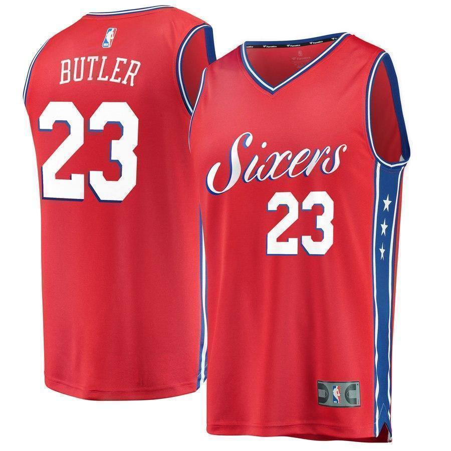 23-Jimmy Butler Philadelphia 76ers Jersey Red – Statement Edition