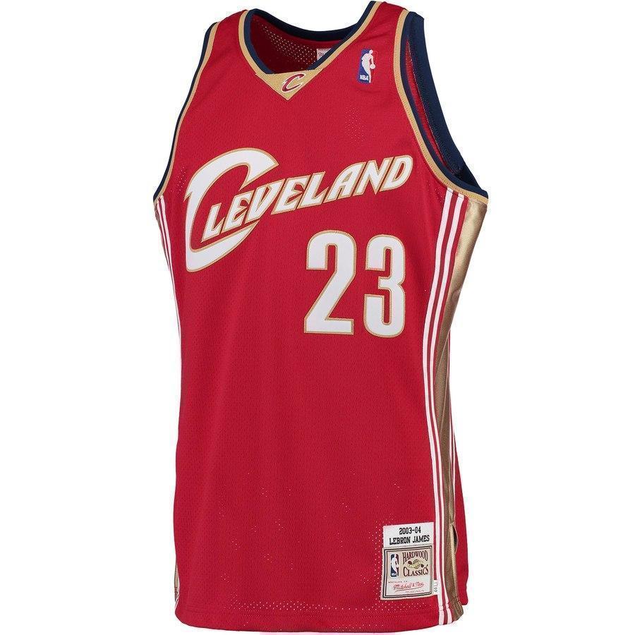 23-LeBron James Cleveland Cavaliers Hardwood Classics Rookie Jersey - Burgundy