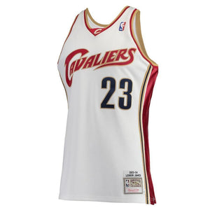 23-LeBron James Cleveland Cavaliers Hardwood Classics Rookie Jersey - White
