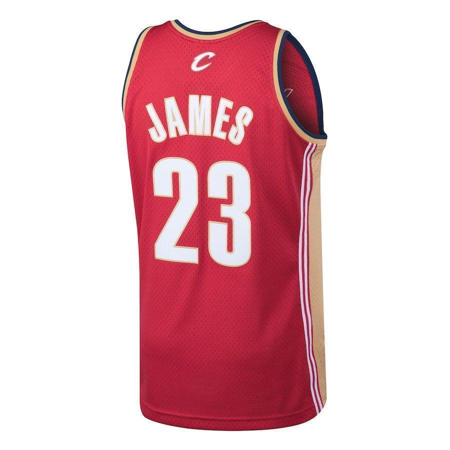 23-LeBron James Cleveland Cavaliers Hardwood Classics Swingman Jersey - Wine