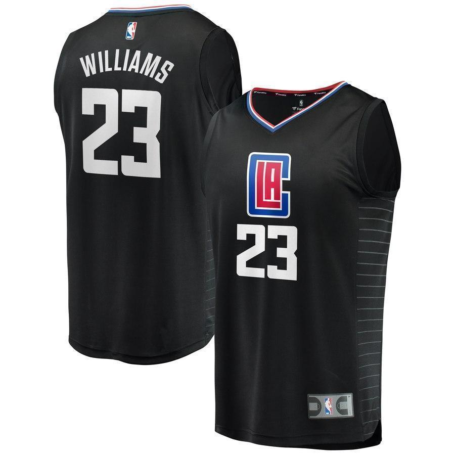 23-Lou Williams LA Clippers  Jersey Black - Statement Edition