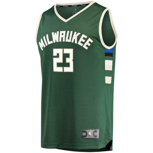 23-Sterling Brown Milwaukee Bucks  Jersey Green - Icon Edition