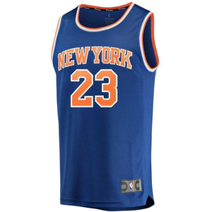 23-Trey Burke New York Knicks  Jersey Blue - Icon Edition