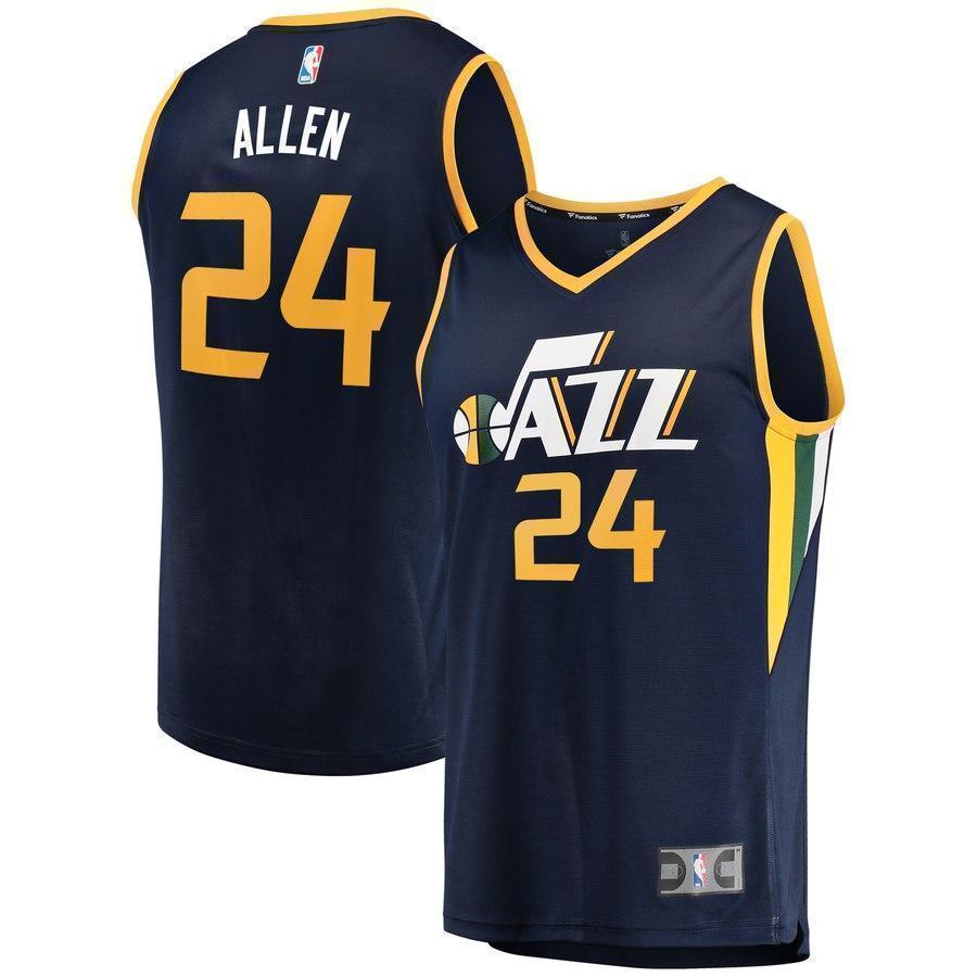 24-Grayson Allen Utah Jazz  Jersey Navy - Icon Edition