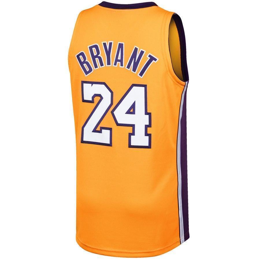 24-Kobe Bryant Los Angeles Lakers  Hardwood Classics Jersey - Gold