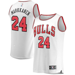 24-Lauri Markkanen Chicago Bulls  Jersey White - Association Edition