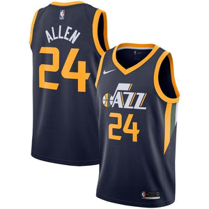 24-Utah Jazz Grayson Allen Men's Swingman Team Jersey - Navy