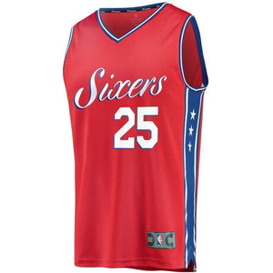 25-Ben Simmons Philadelphia 76ers Jersey Red - Statement Edition