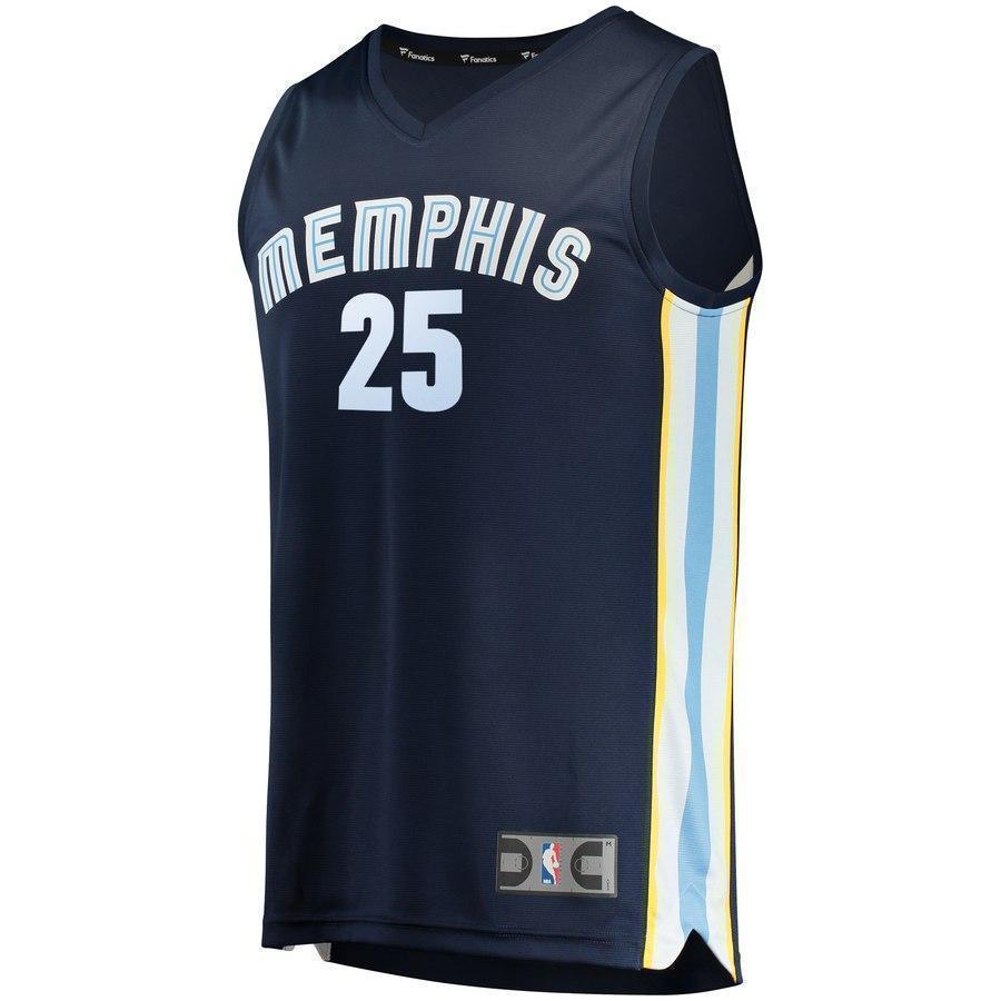 25-Chandler Parsons Memphis Grizzlies  Jersey - Icon Edition – Navy