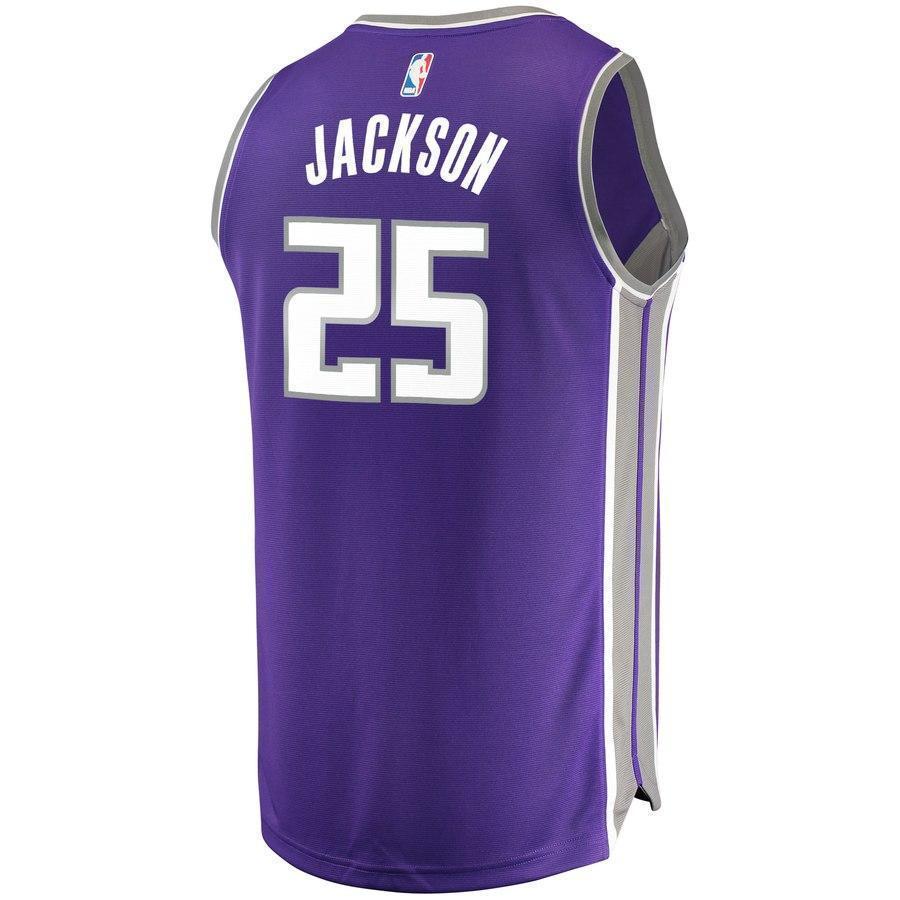 25-Justin Jackson Sacramento Kings  Player Jersey - Purple