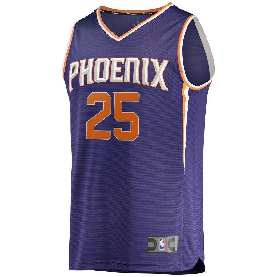 25-Mikal Bridges Phoenix Suns  Jersey - Icon Edition - Purple