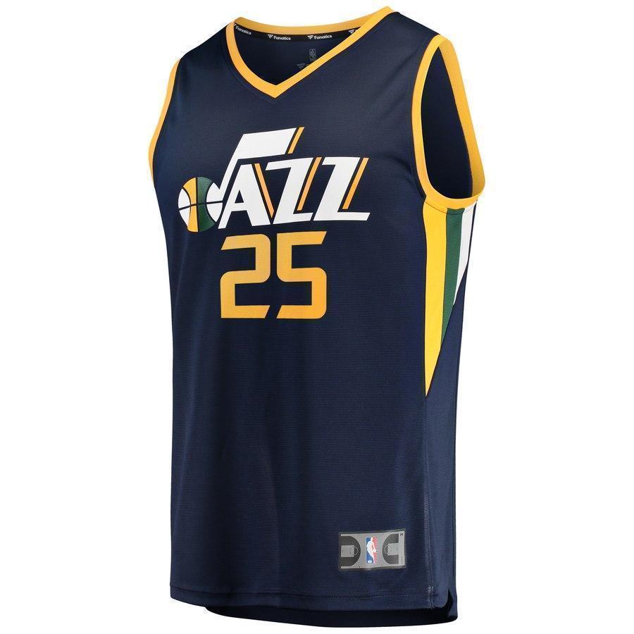 25-Raul Neto Utah Jazz  Player Jersey - Icon Edition – Navy