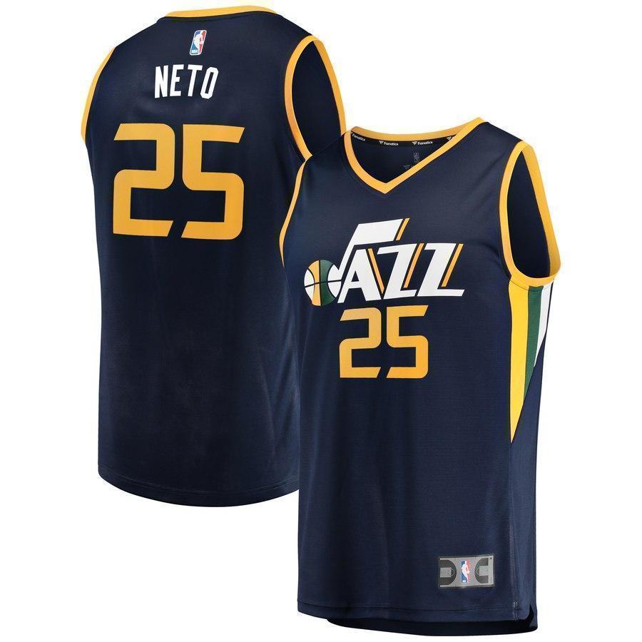 25-Raul Neto Utah Jazz  Player Jersey - Icon Edition – Navy