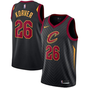 26-Kyle Korver Cleveland Cavaliers Swingman Jersey - Statement Edition – Black