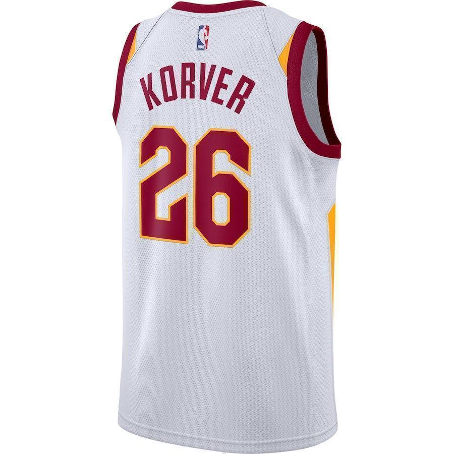 26-Kyle Korver Cleveland Cavaliers Swingman Jersey White - Association Edition