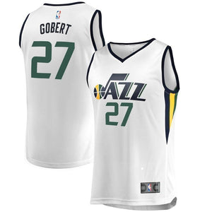 27-Rudy Gobert Utah Jazz  Jersey - Association Edition – White