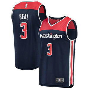 3-Bradley Beal Washington Wizards  Jersey Navy - Statement Edition