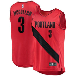 3-C.J. McCollum Portland Trail Blazers  Jersey - Statement Edition - Red