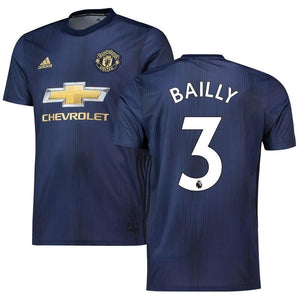 3-Eric Bailly Manchester United 18-19 Third Jersey – Navy