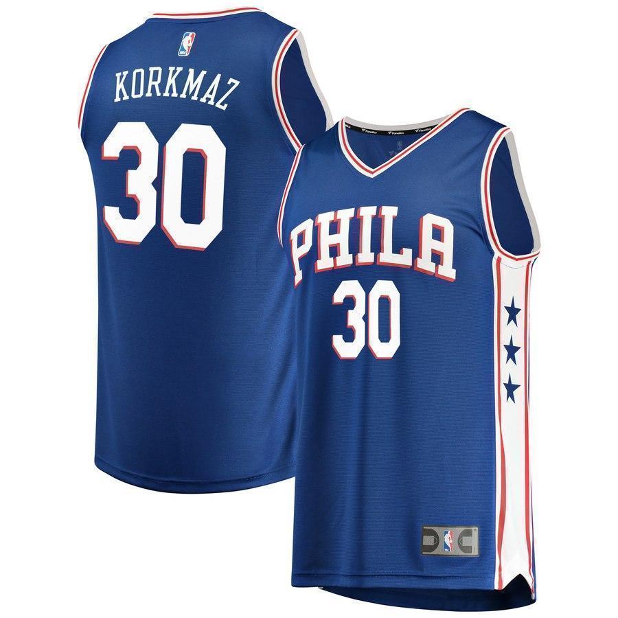 30-Furkan Korkmaz Philadelphia 76ers Jersey - Icon Edition – Royal