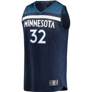 32-Karl-Anthony Towns Minnesota Timberwolves  Jersey Navy - Icon Edition