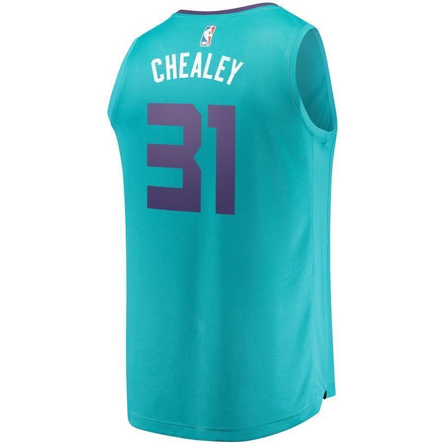 31-Joe Chealey Charlotte Hornets Jersey - Icon Edition - Teal