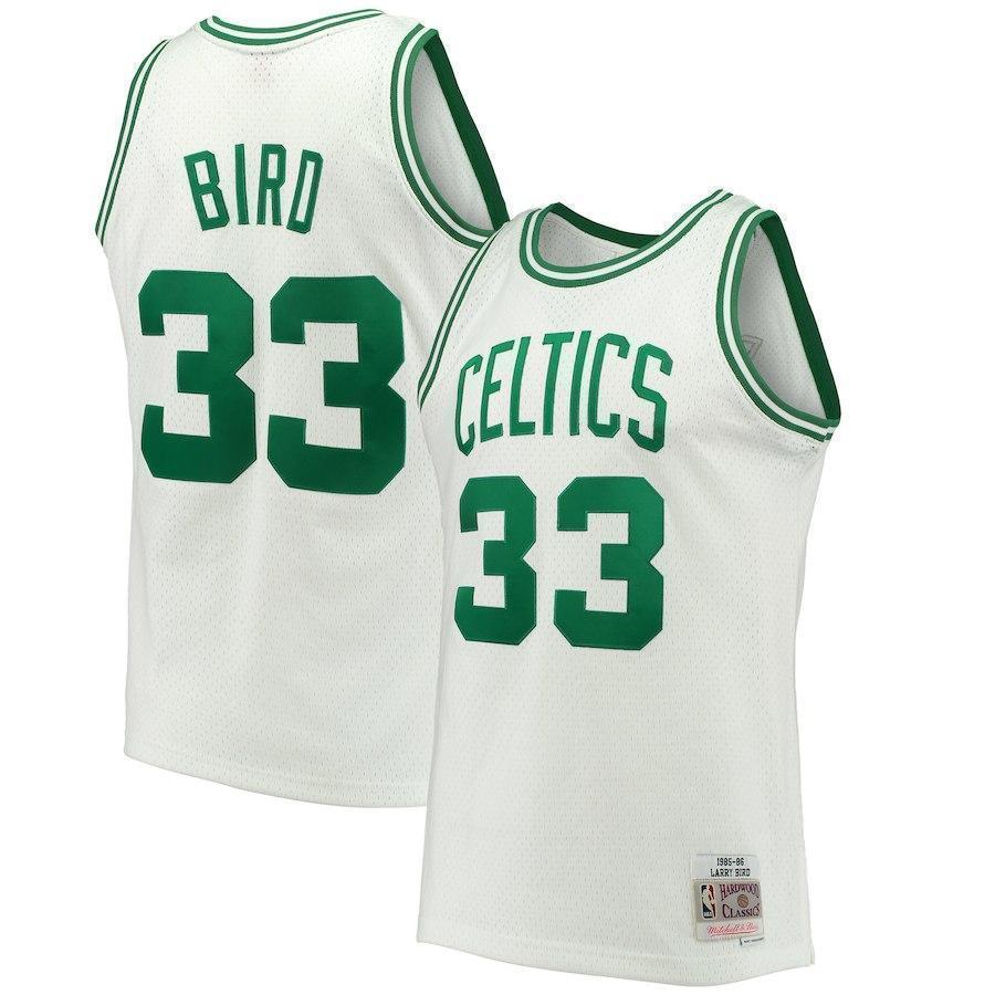 33-Larry Bird Boston Celtics Hardwood Classics Swingman Jersey - White