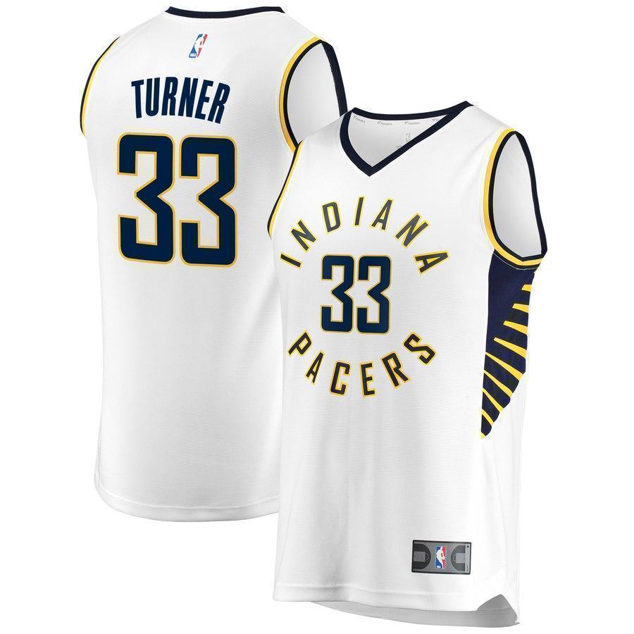 33-Myles Turner Indiana Pacers Jersey – Association Edition – White