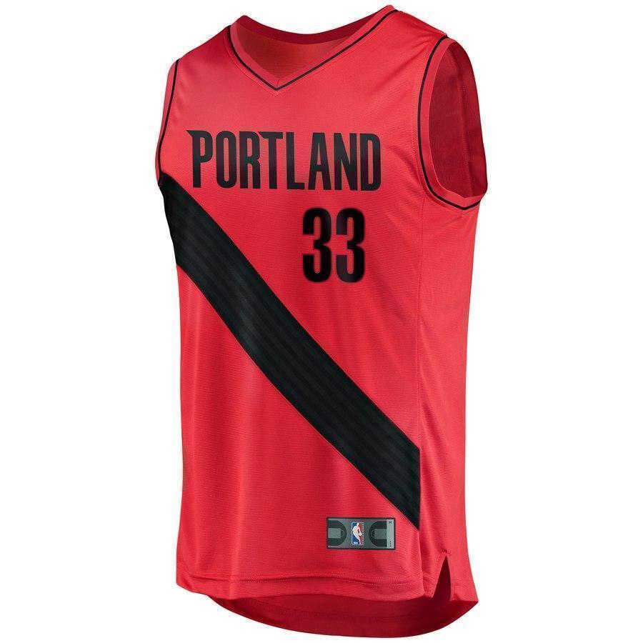 33-Zach Collins Portland Trail Blazers  Jersey - Statement Edition - Red