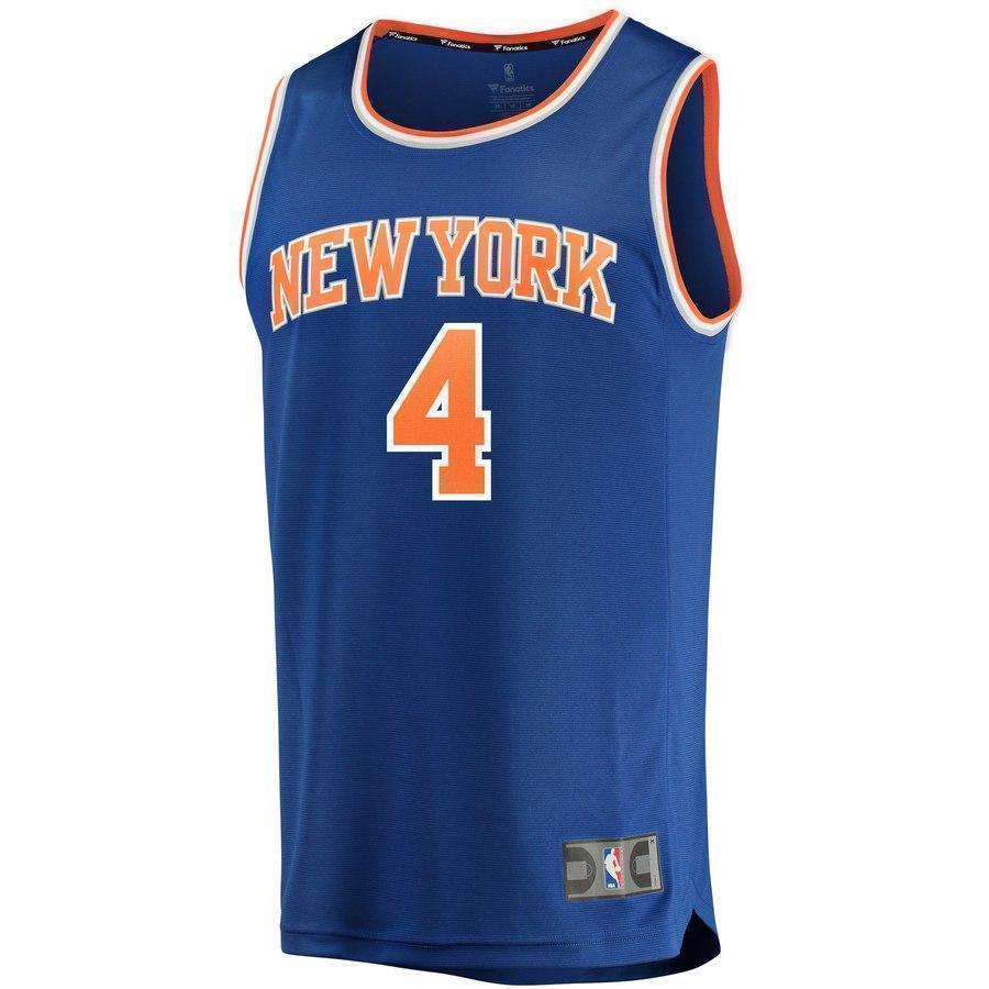 4-Isaiah Hicks New York Knicks  Jersey Royal - Icon Edition