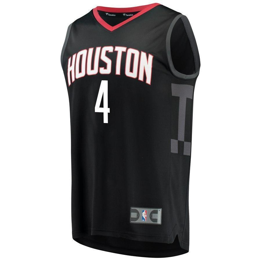 4-PJ Tucker Houston Rockets Jersey Black - Statement Edition