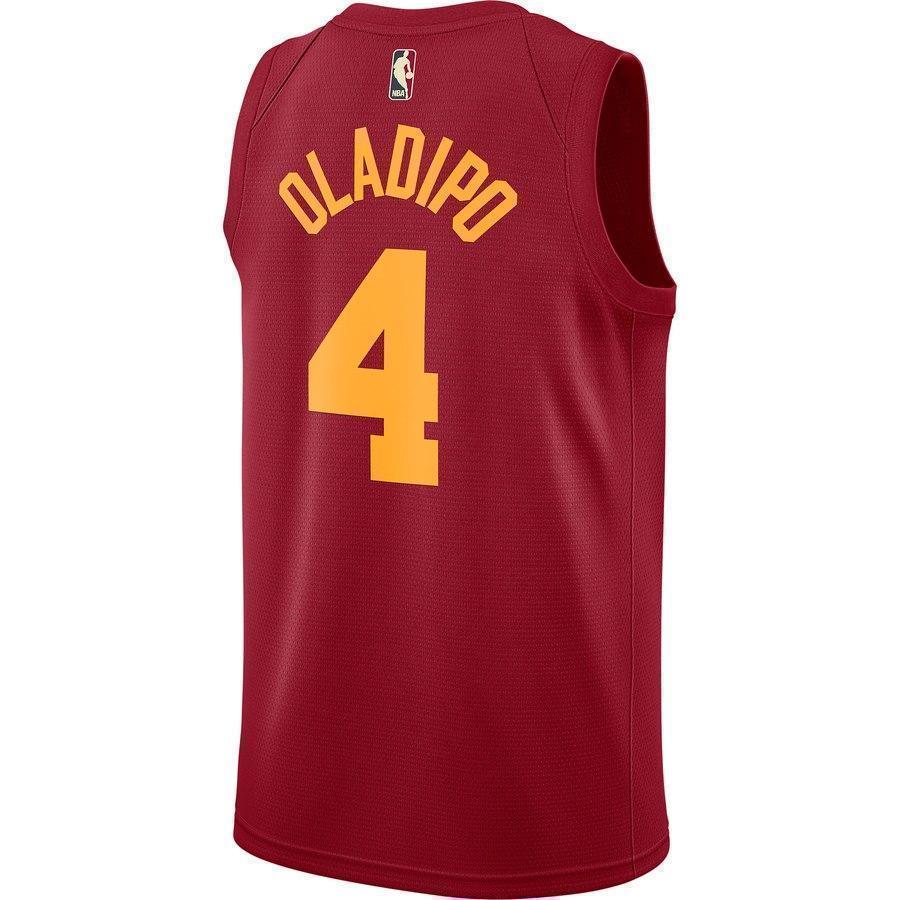 4-Victor Oladipo Indiana Pacers Hardwood Classics Swingman Jersey – Red