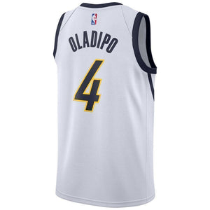 4-Victor Oladipo Indiana Pacers Jersey- Association Edition – White