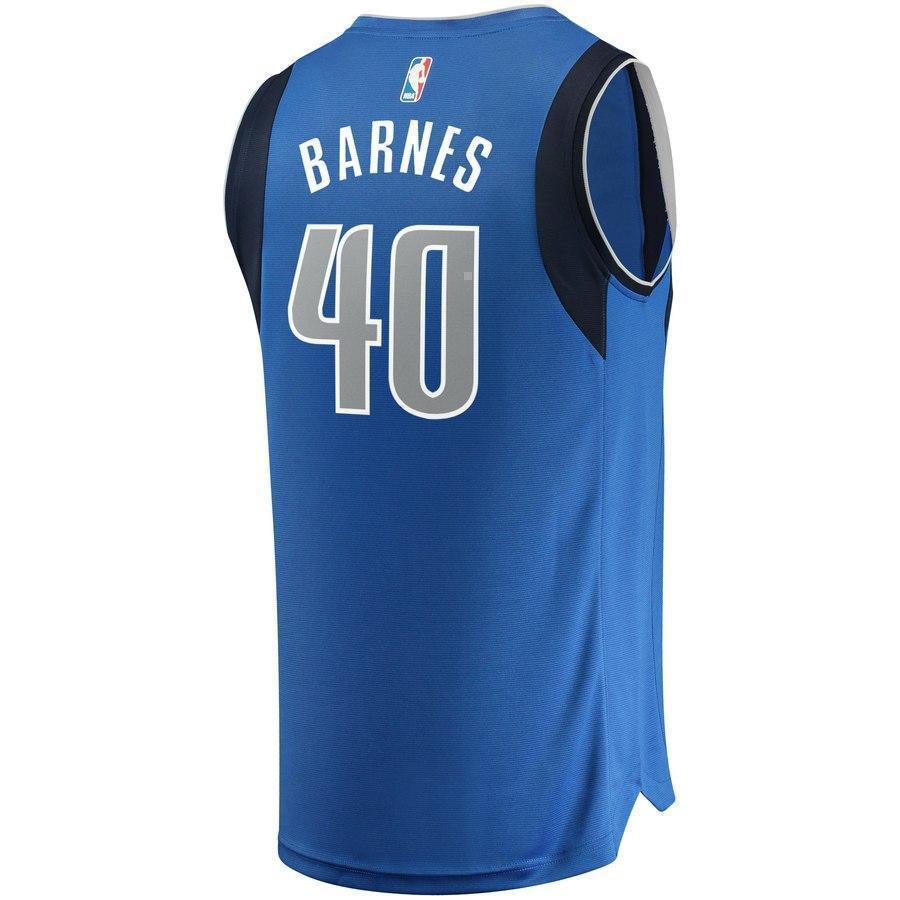 40-Harrison Barnes Dallas Mavericks  Jersey Blue - Icon Edition