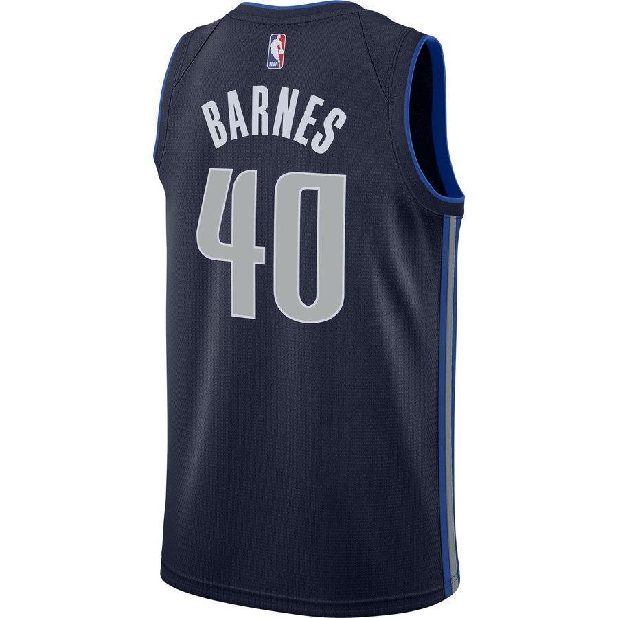 40-Harrison Barnes Dallas Mavericks Swingman Jersey - Statement Edition – Navy