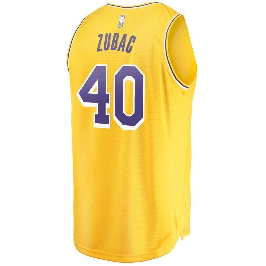 40-Ivica Zubac Los Angeles Lakers Jersey - Icon Edition - Gold