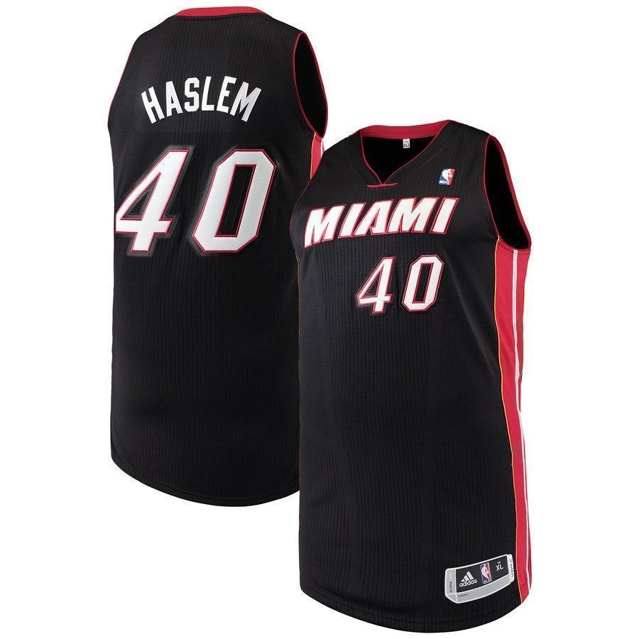 40-Udonis Haslem Miami Heat  - Black