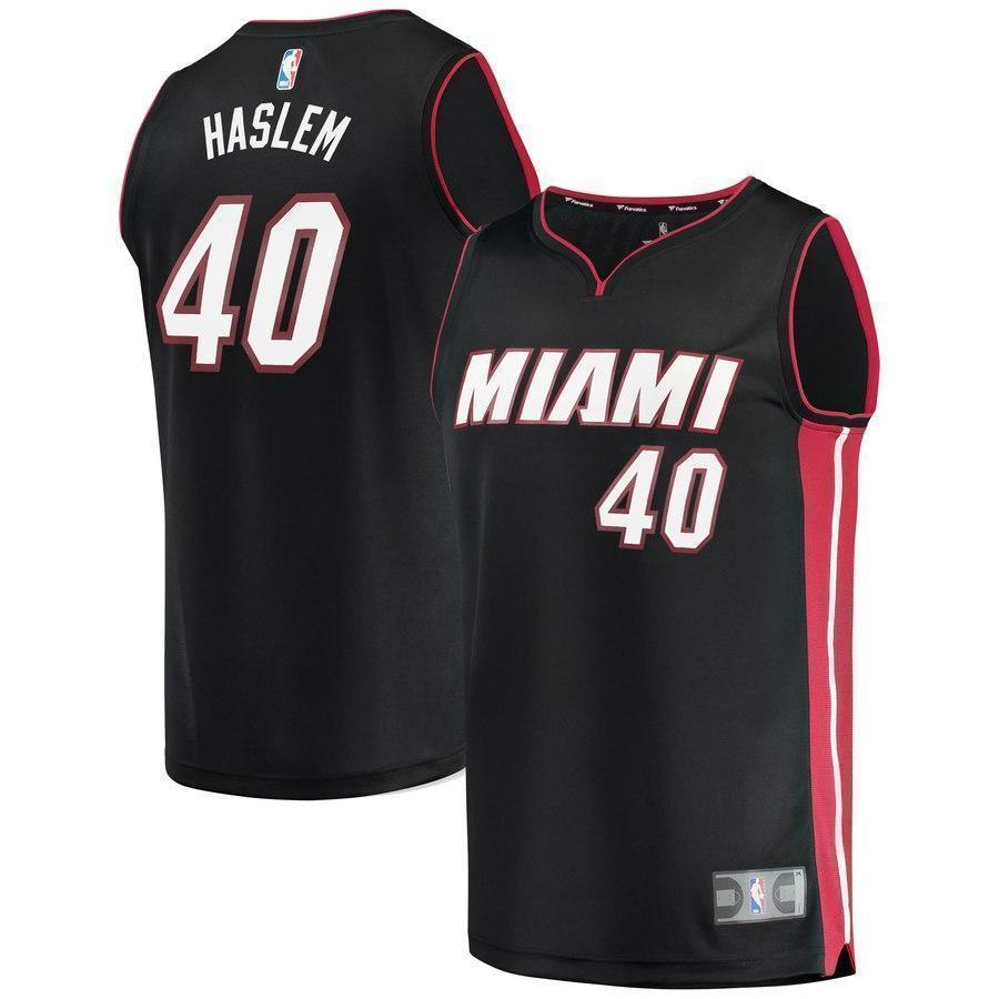 40-Udonis Haslem Miami Heat Jersey - Icon Edition – Black