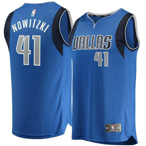 41-Dirk Nowitzki Dallas Mavericks Jersey Blue - Icon Edition
