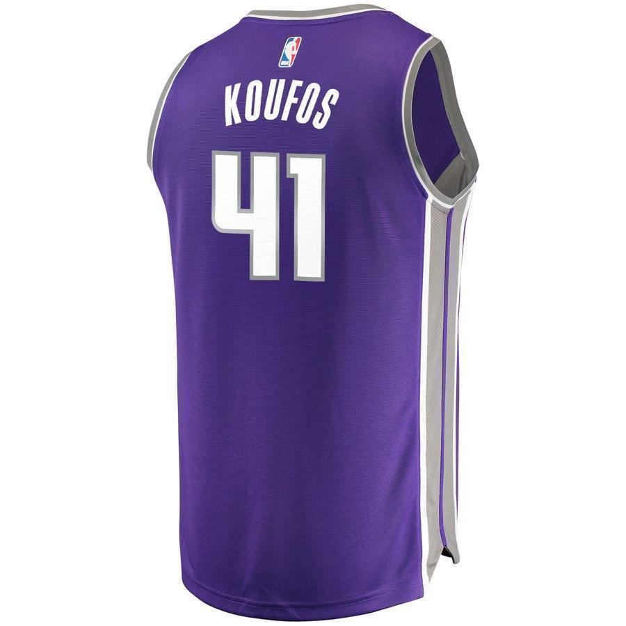 41-Kosta Koufos Sacramento Kings  Jersey - Purple