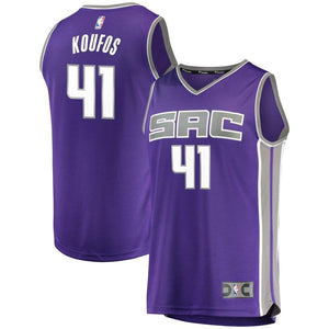 41-Kosta Koufos Sacramento Kings  Jersey - Purple