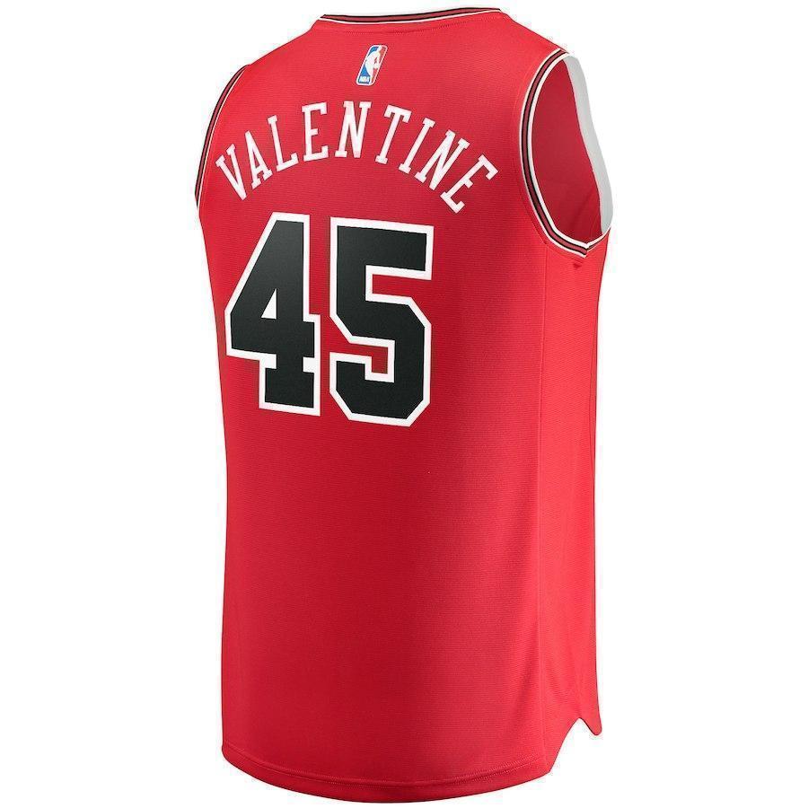 45-Denzel Valentine Chicago Bulls  Jersey Red - Icon Edition