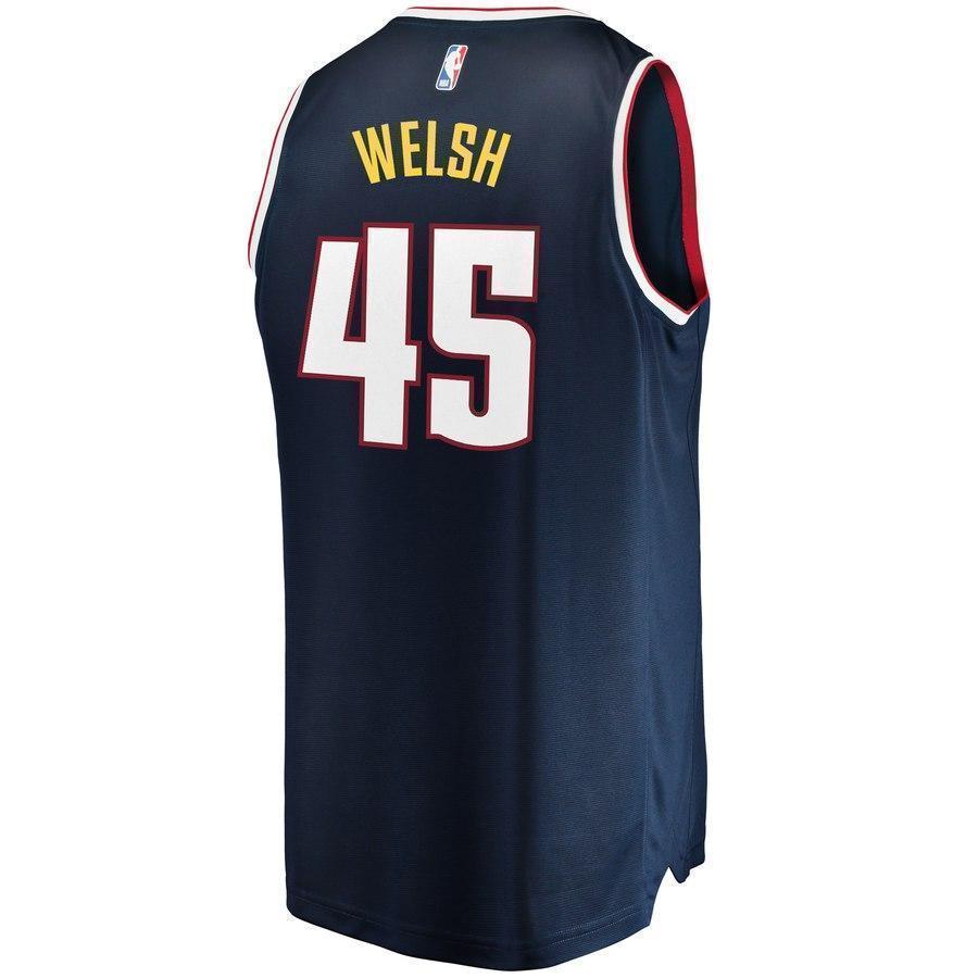 45-Thomas Welsh Denver Nuggets  Jersey - Icon Edition - Blue