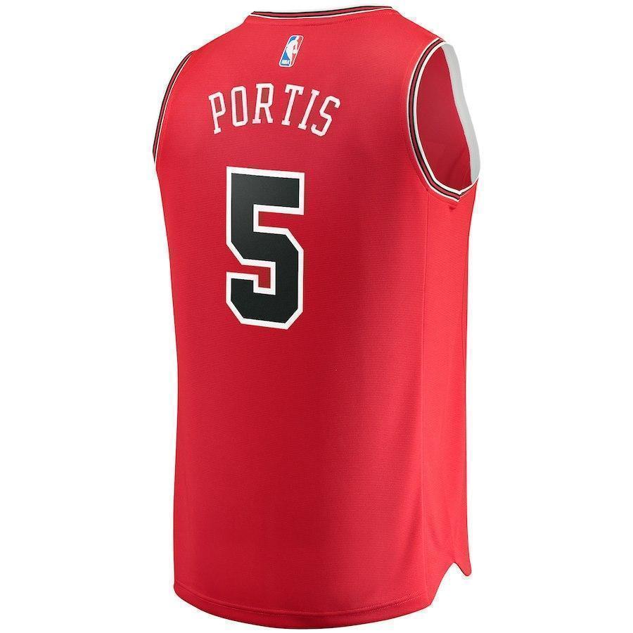 5-Bobby Portis Chicago Bulls Jersey Red - Icon Edition