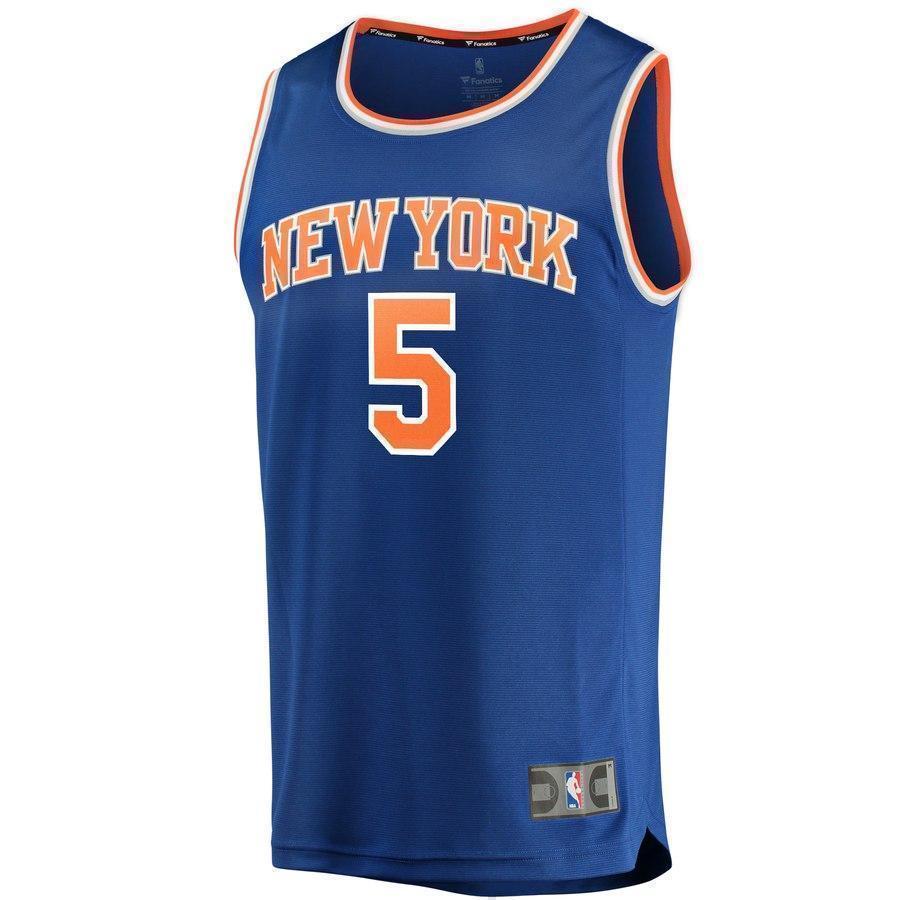 5-Dennis Smith Jr New York Knicks  Jersey - Icon Edition - Royal