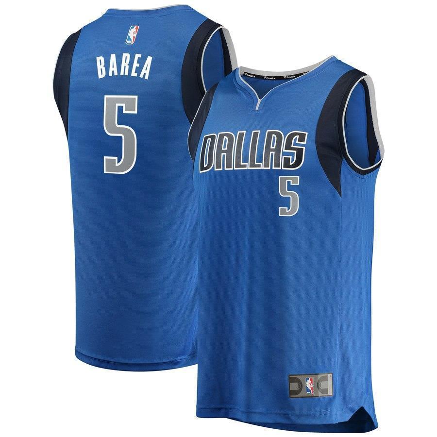 5-J.J. Barea Dallas Mavericks  Team Color Player Jersey Royal - Icon Edition