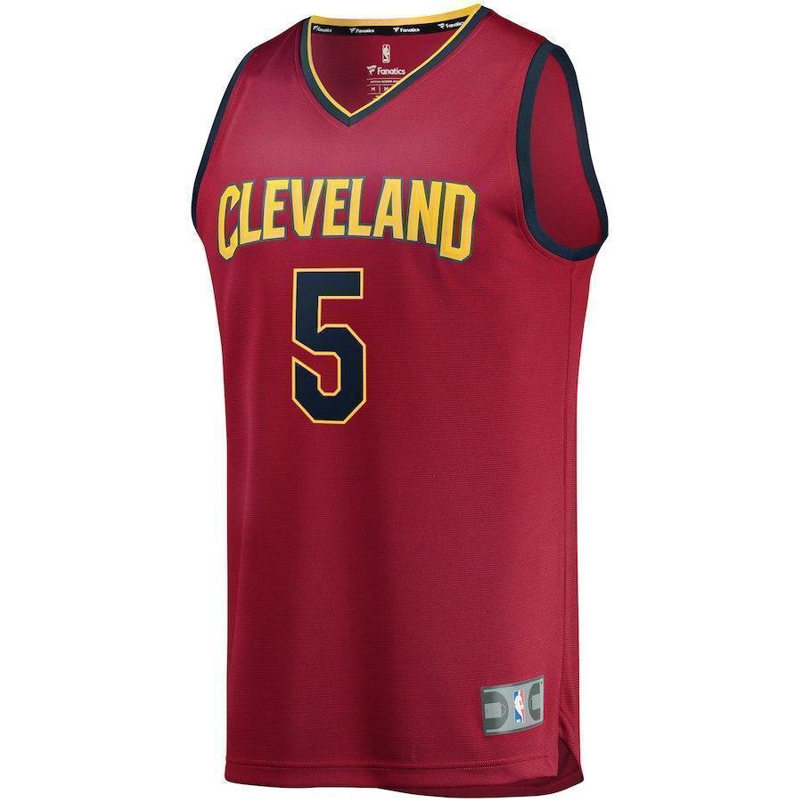 5-JR Smith Cleveland Cavaliers Jersey Maroon - Icon Edition