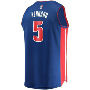 5-Luke Kennard Detroit Pistons  Jersey - Icon Edition – Blue